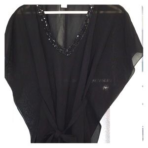 Black maternity shirt